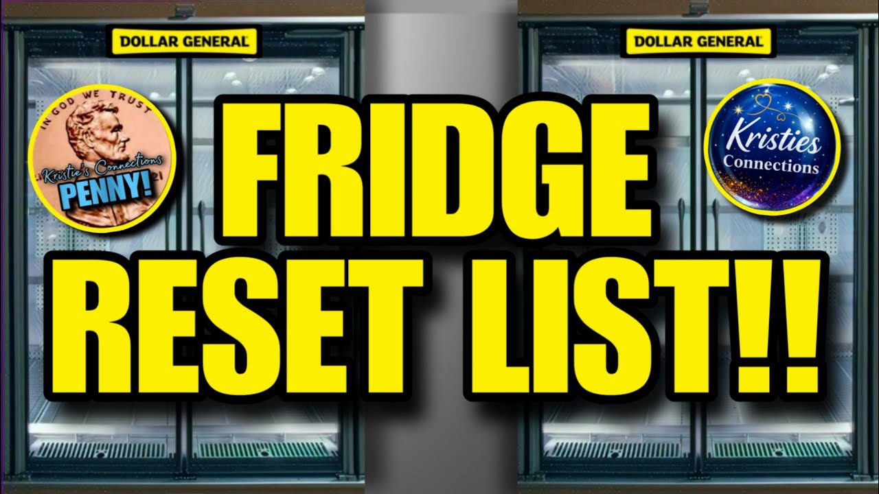 🤩PENNY REFRIGERATOR RESET LIST! DOLLAR GENERAL PENNY SHOPPING!