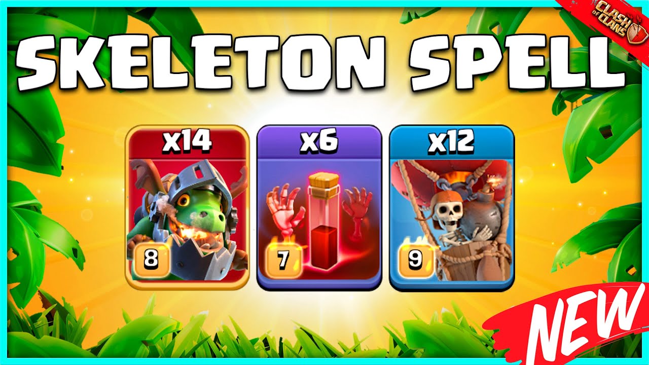 TH14 Attack Strategy 2021 | The Inferno Dragon with Skeleton Spells! | Th 14 Attack | Clash of Clans