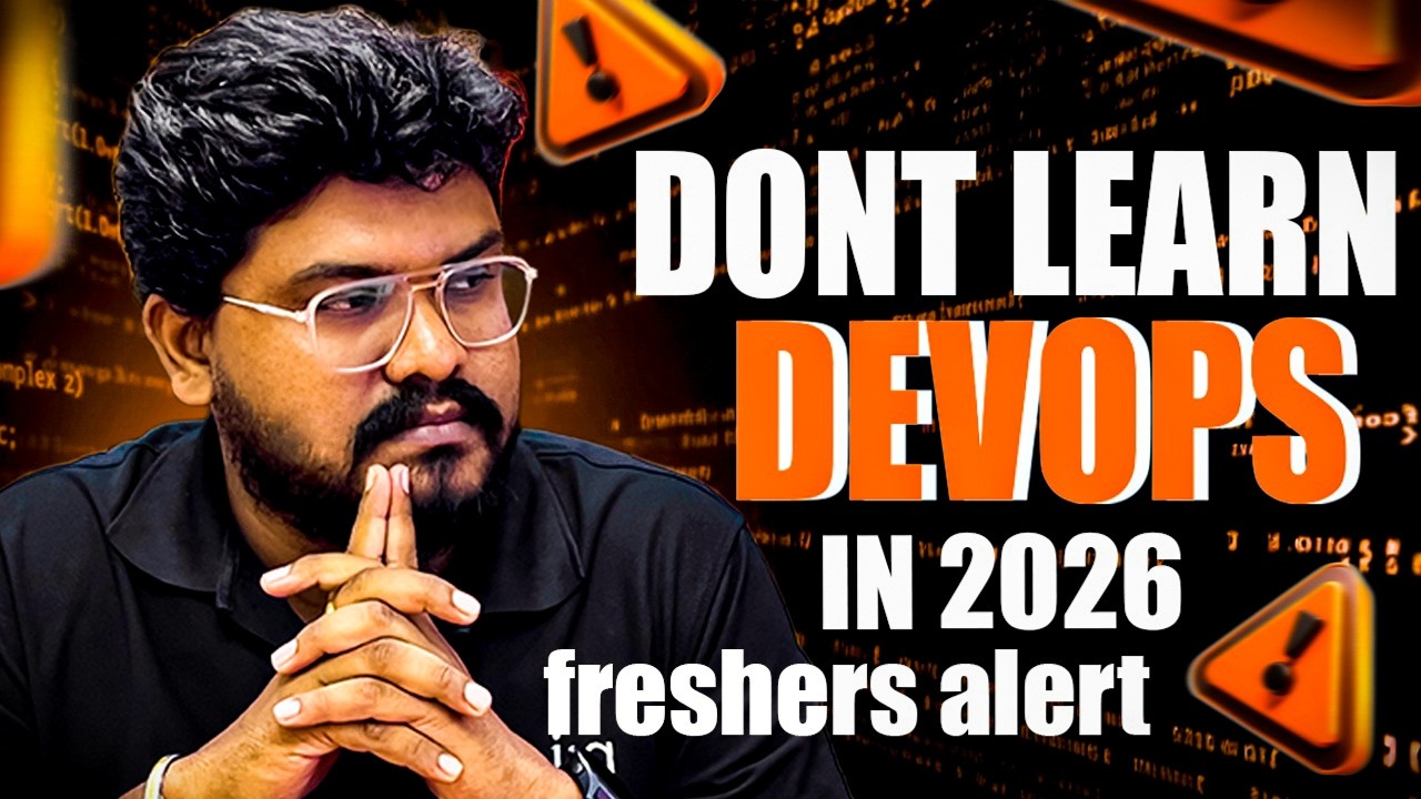❌ Don’t Learn DevOps?⚠️ Freshers 2026 Alert