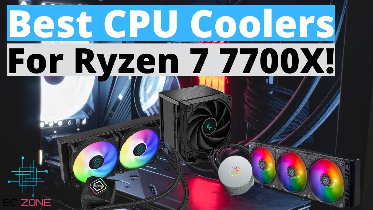 The Best CPU Coolers For Ryzen 7 7700x ! (TOP 3)