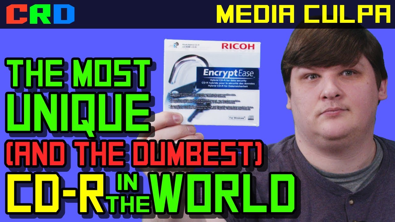 A CD-R, that's only partly a CD-R [Ricoh Encryptease]