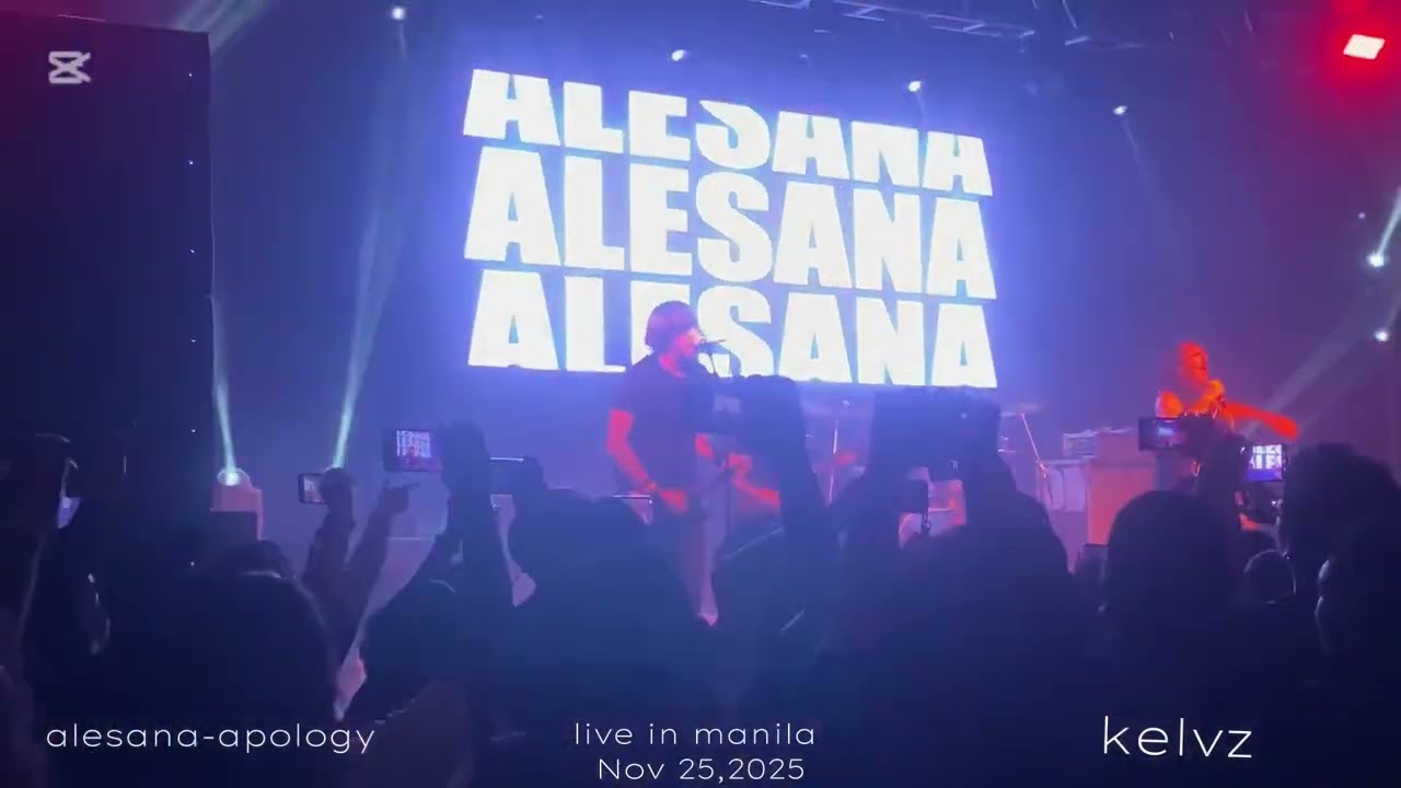 Apology-Alesana  live in manila nov 25,2025