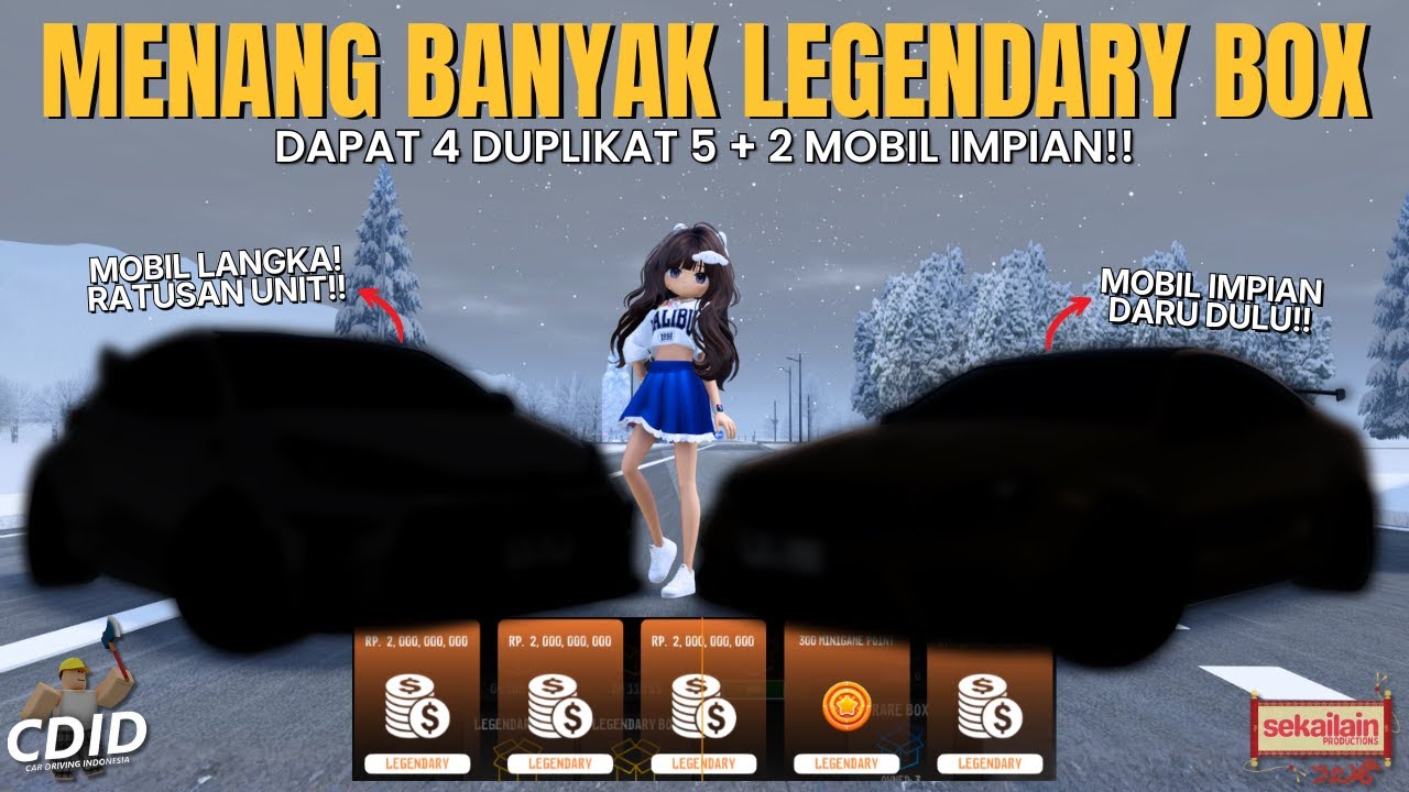 MENANG BANYAK DARI LEGENDARY BOX CDID!!