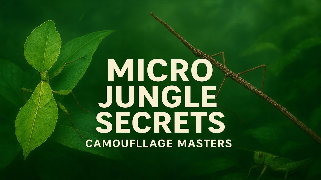 Secrets of the Micro Jungle 🦗 | Camouflage Masters in 4K.