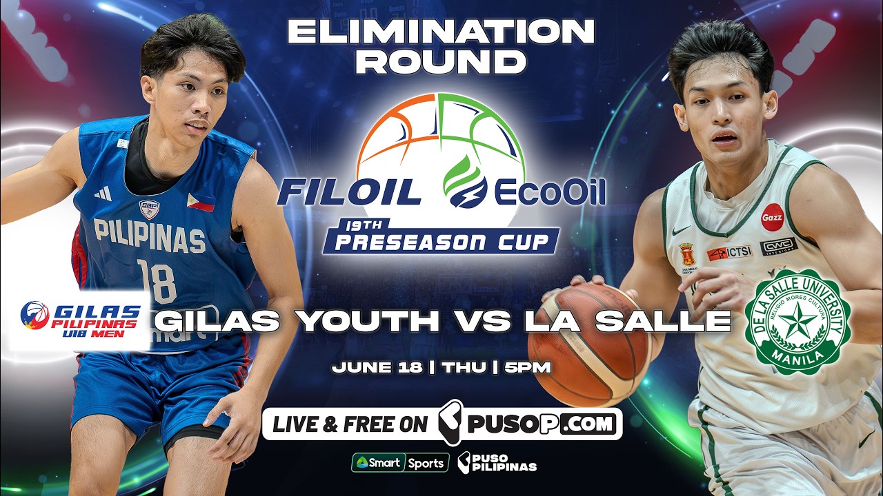 Filoil EcoOil 19th Preseason Cup | Gilas Youth vs DLSU