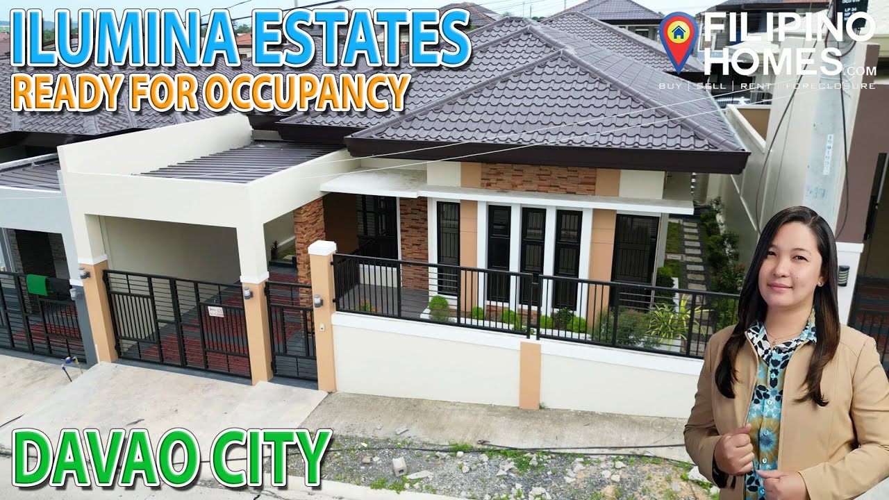 READY FOR OCCUPANCY AT ILUMINA ESTATES | HOUSE AND LOT FOR SALE | SANTOS LAND | DAVAO CITY