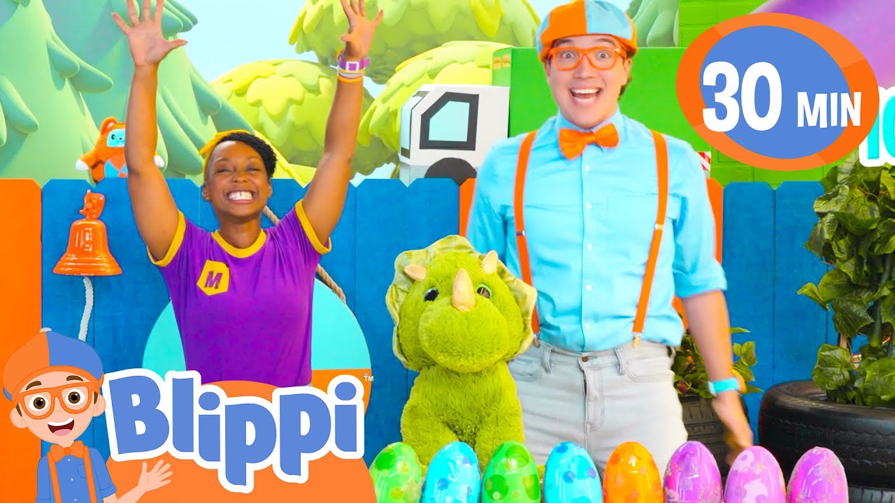 Learn To COUNT With DINOSAURS! |  Blippi and Meekah Best Friend Adventures | Educational Videos