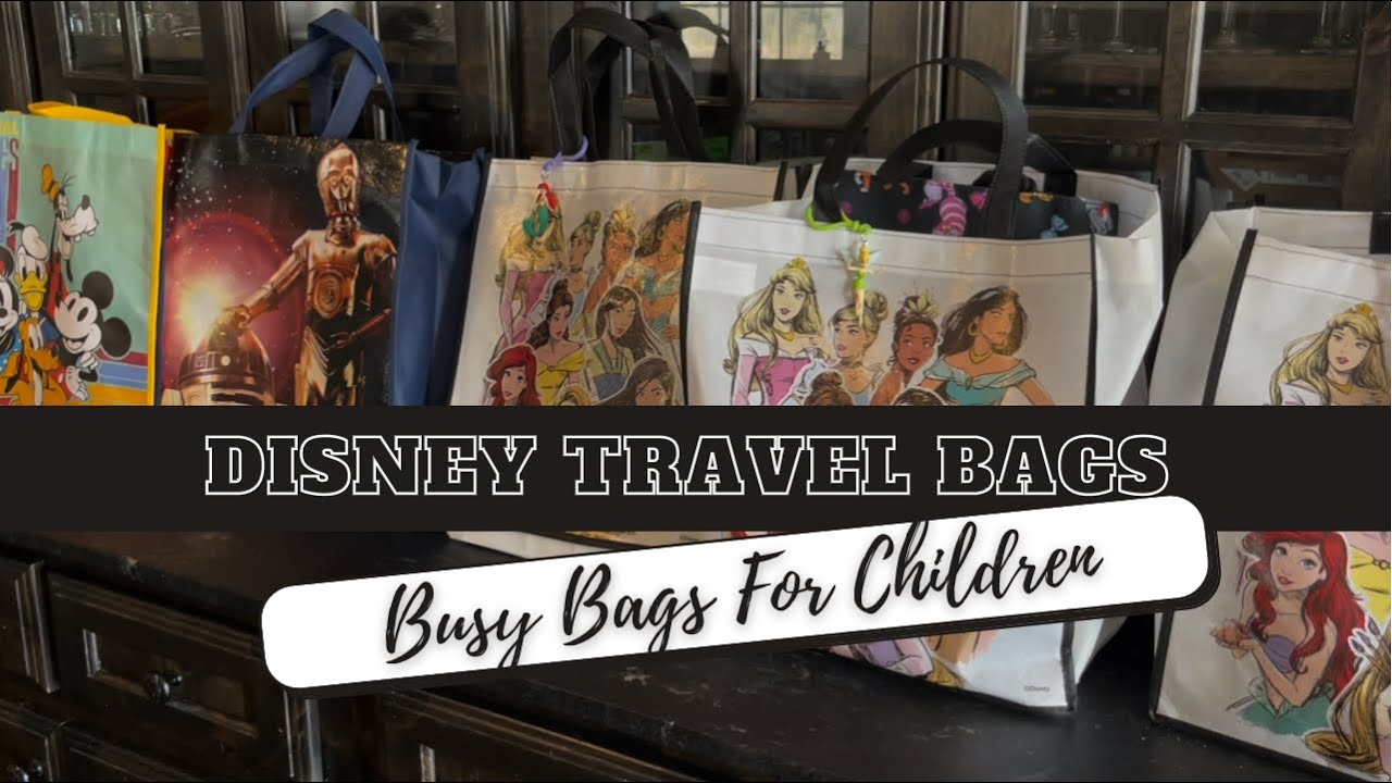 Children’s Disney Busy Bags for the Car | Prepping for Disney World 2022 | A Large Family Vacation