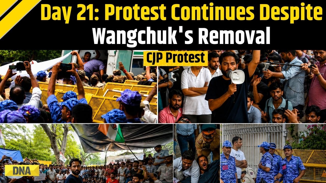 CJP Protest: Hunger Strike, Protest Continues As Sonam Wangchuk Denies Medical Treatment | New Delhi