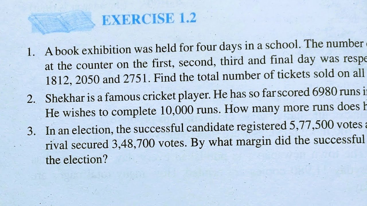 Class 6th maths l Exercise 1.2 l Chapter 1 l Knowing your number l NCERT l Solution l New syllabus