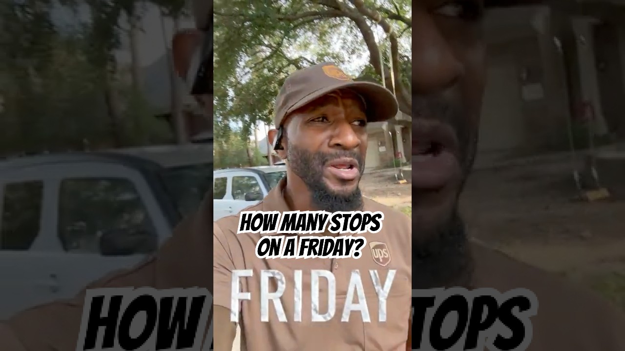How Many Stops Does A UPS Driver Do Every Day??
