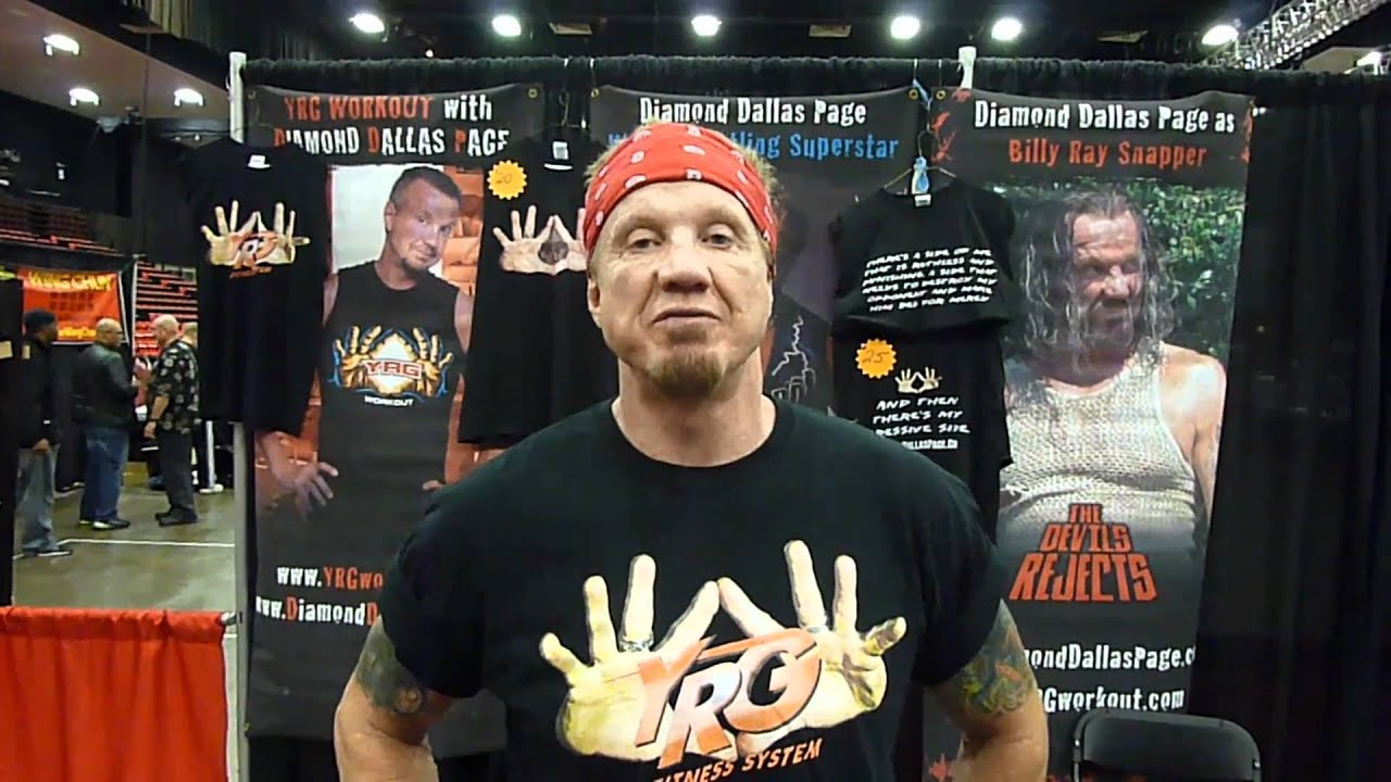 DDP doing a video promo for Skins, Fins & Bears...Oh My!