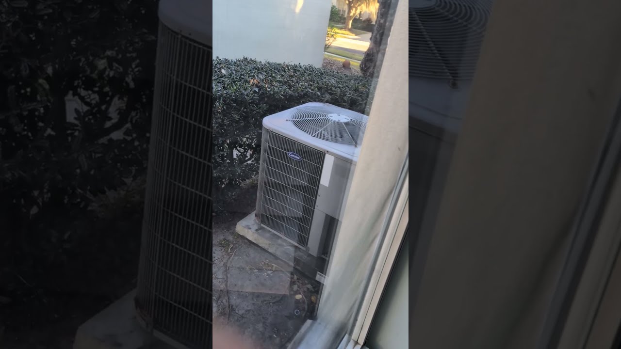2015 Carrier Comfort Series Heat Pump Defrost Cycle With Big Steam Show 25HBC560
