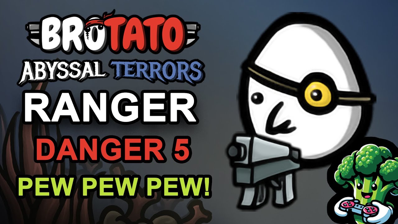 Ranger DANGER 5 GUIDE | Abyssal Terrors DLC | Brotato  | The Abyss | Gameplay | SMG