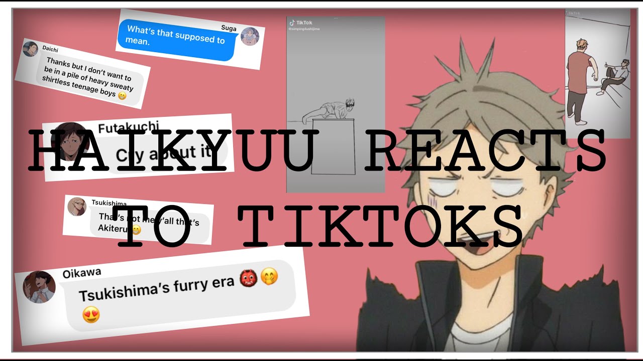 Haikyuu Reacts to TikToks     (Creds in description)