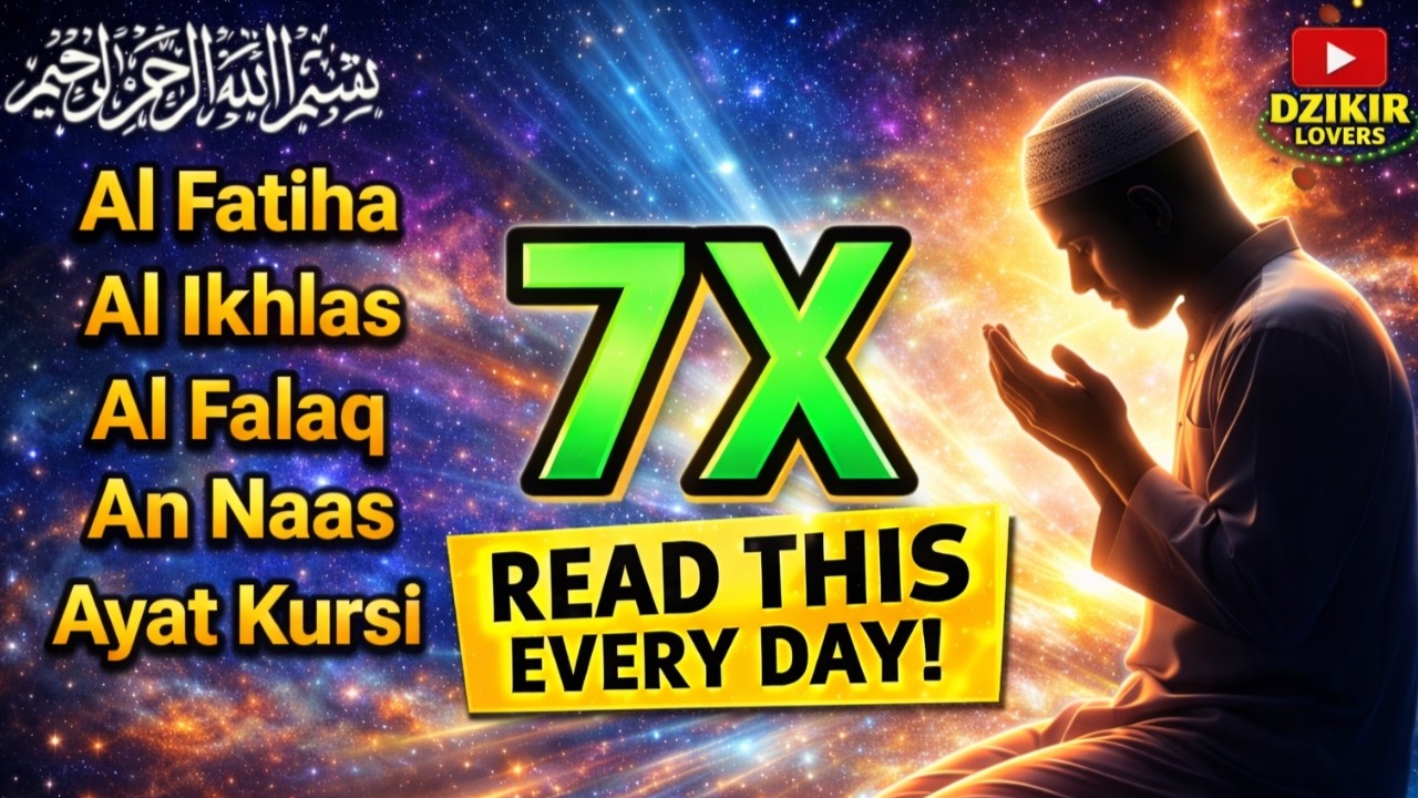 Beatiful Quran Recitation | Al Fatiha | Ikhlas | Falaq | Naas | Ayatul Kursi | Arabix Text HD Vol 17