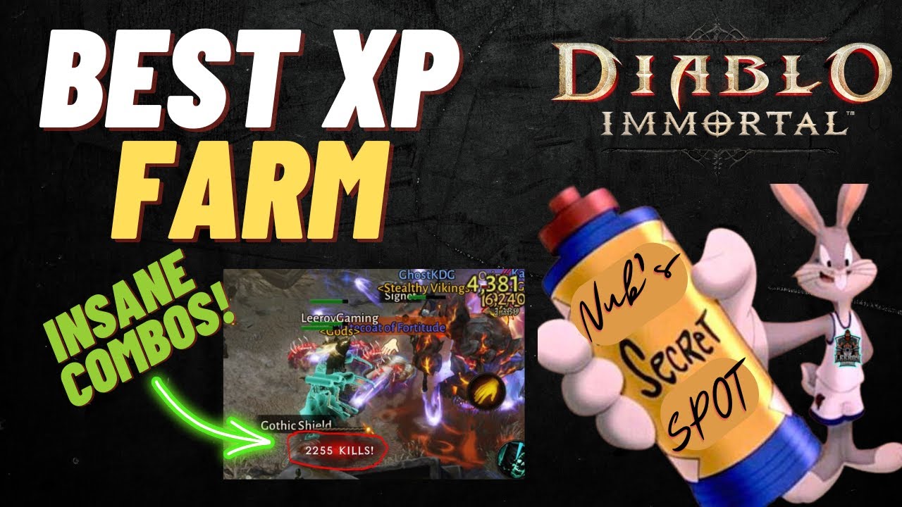 Diablo Immortal BEST XP FARM - EASY KILL STREAKS of 1,000-3,000+ enemies! - Diablo Immortal Guide