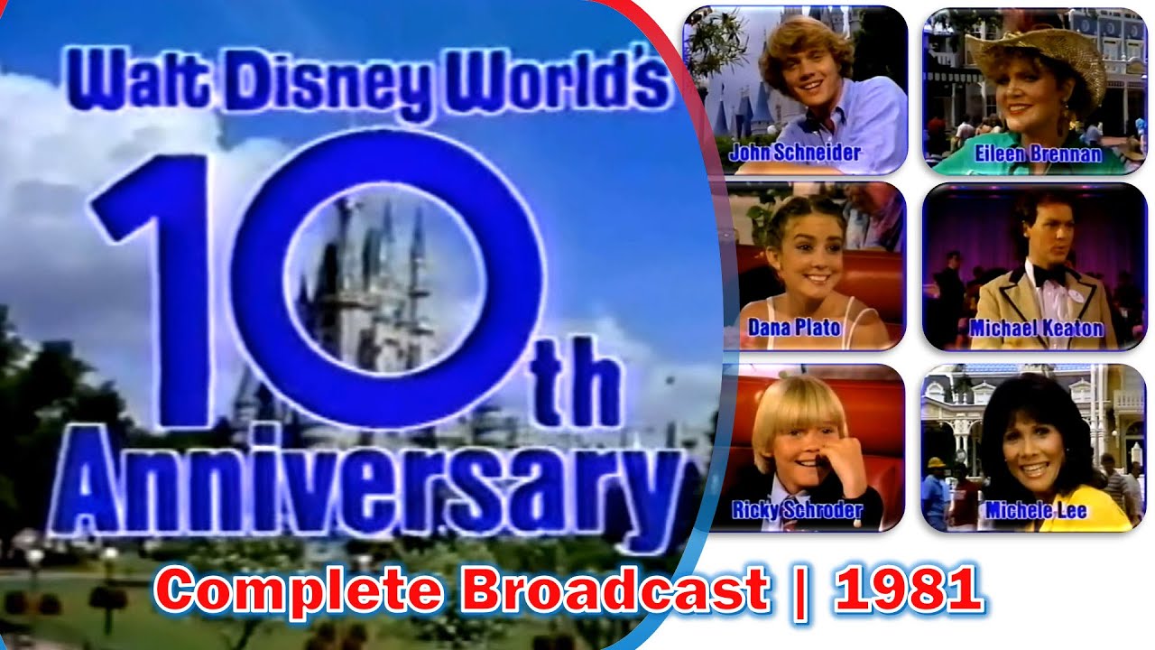Walt Disney World 10th Anniversary | 1981 | Michael Keaton | Michele Lee | Diana Plate | Dean Jones