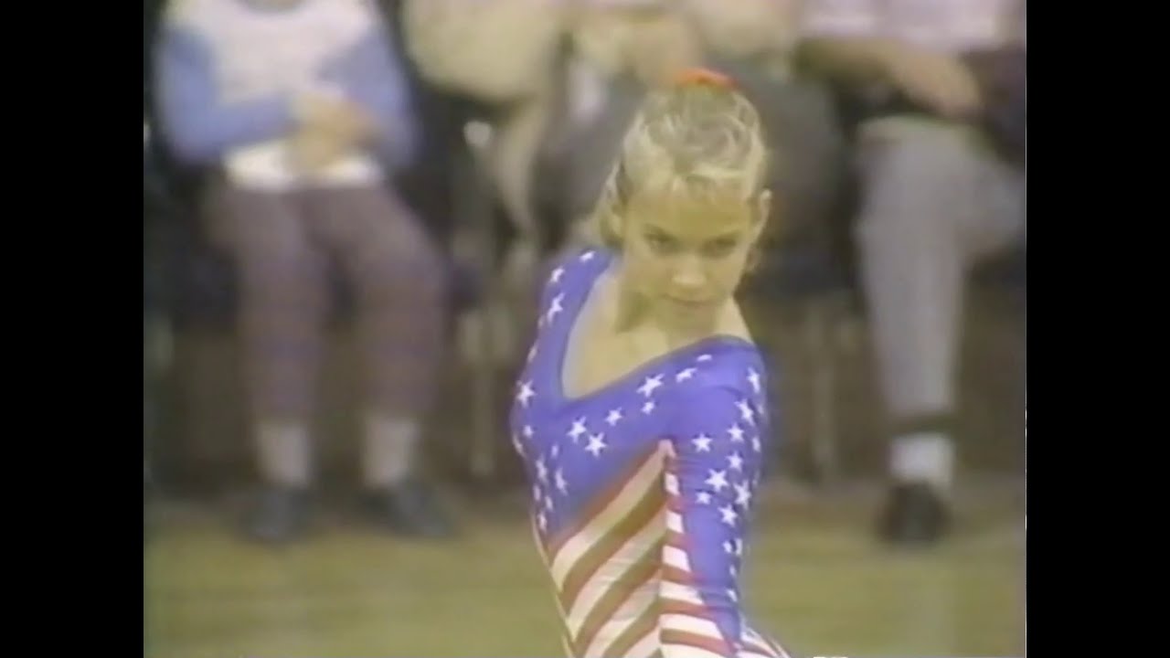 “Hot Stuff” - Brandy Johnson in THAT leotard wins GOLD on floor exercise!