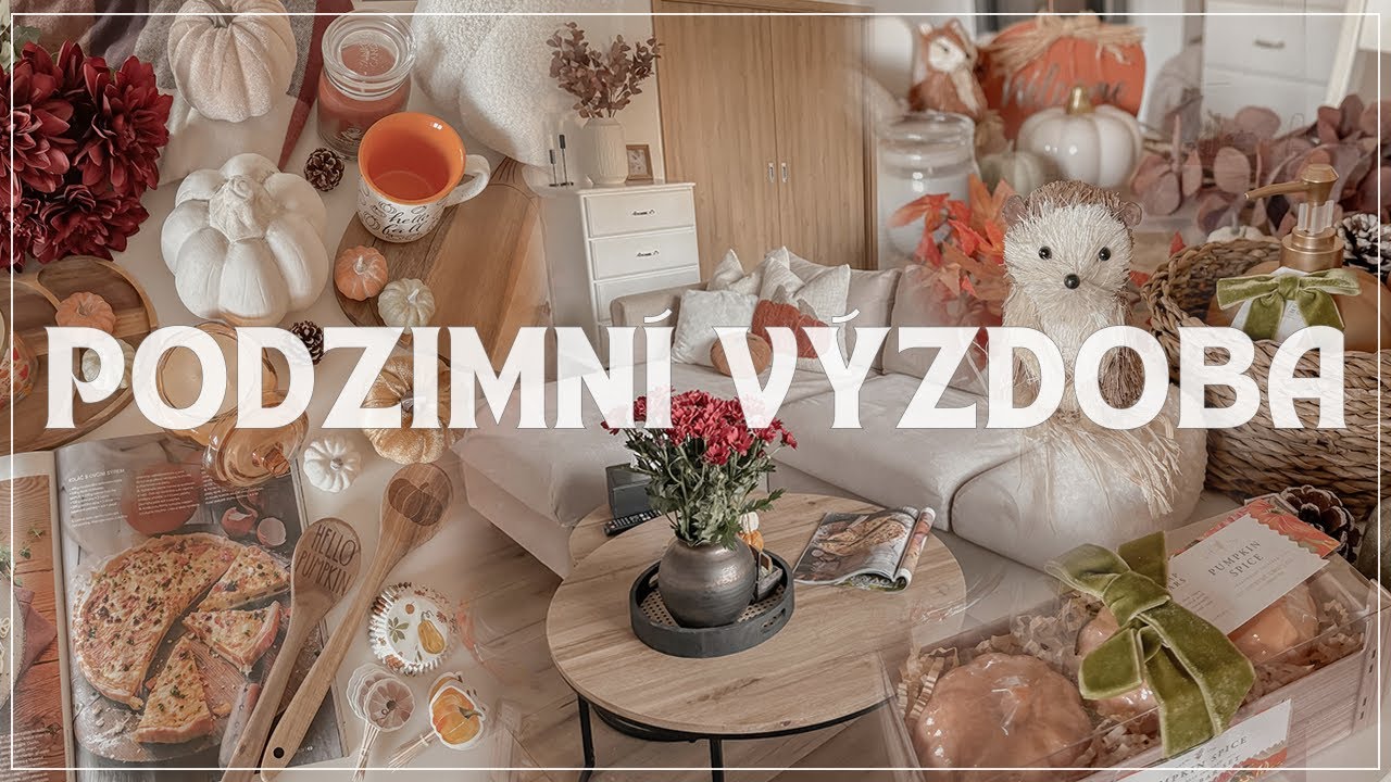PODZIMNÍ VÝZDOBA 🍂 | podzimní dekorace & výzdoba obýváku a kuchyně | ✨2024