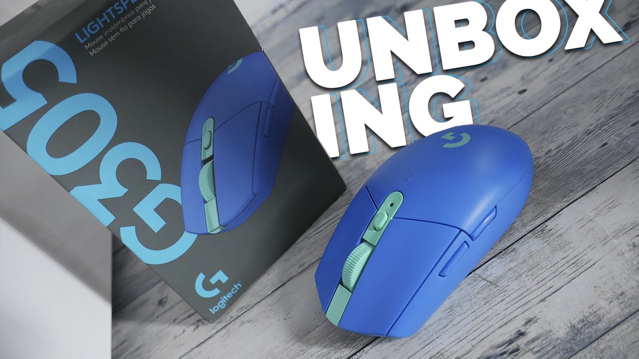UNBOXING LOGITECH G305 LIGHTSPEED AZUL un mouse GAMING INALAMBRICO