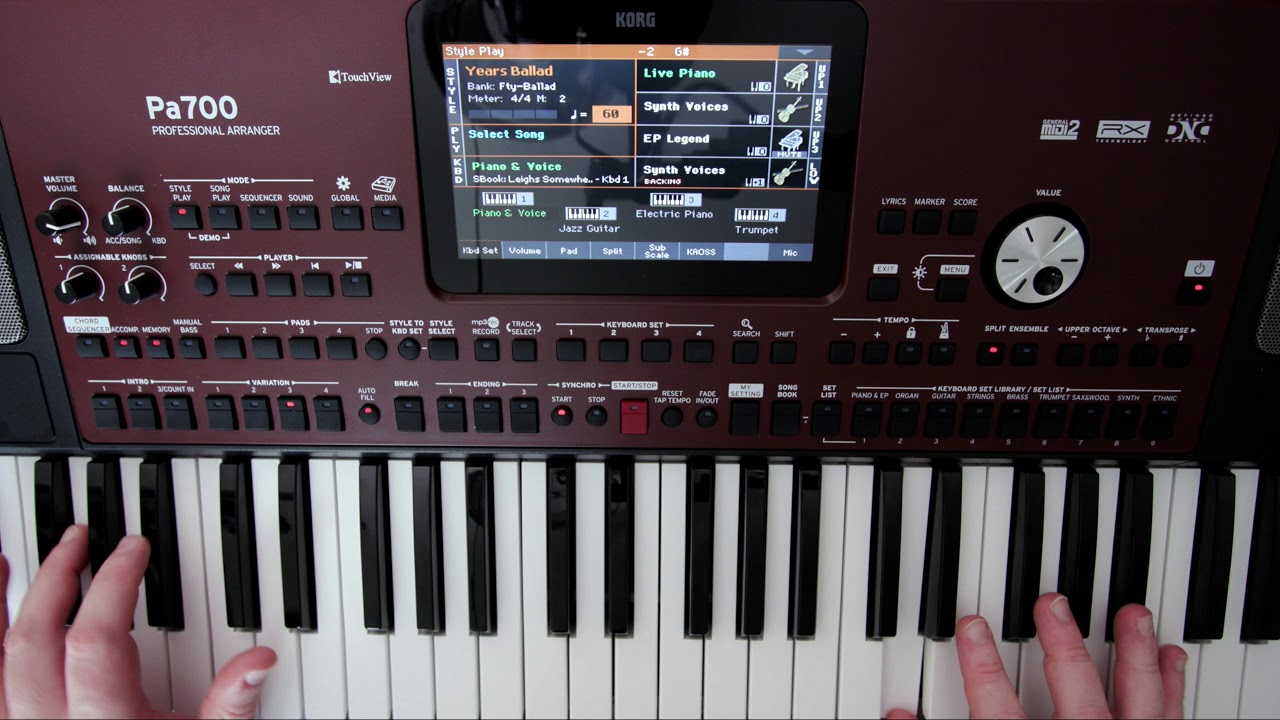 Korg PA700 Overview and Style Demos