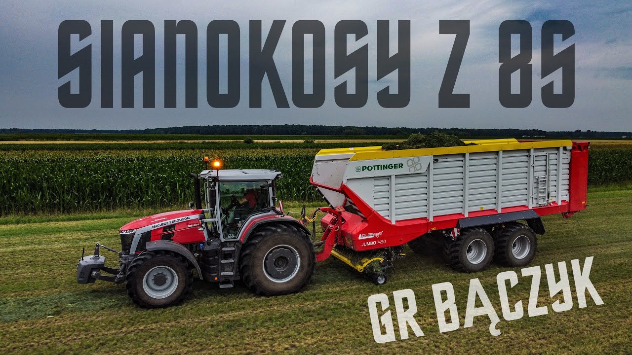 Sianokosy z NOWYMI NABYTKAMI 🚜| Massey Ferguson 8S 305 🔴|  III Pokos w GR.Bączyk 🔥🔥