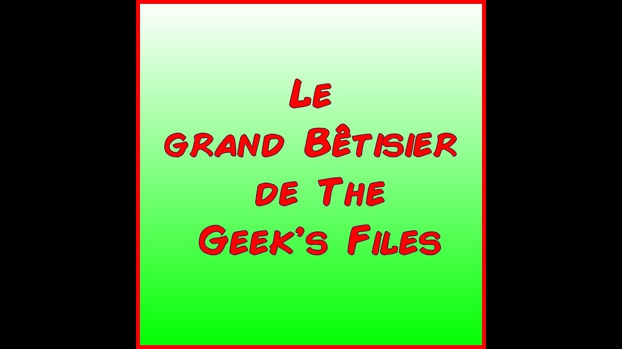 The Geek's Files blooper reel