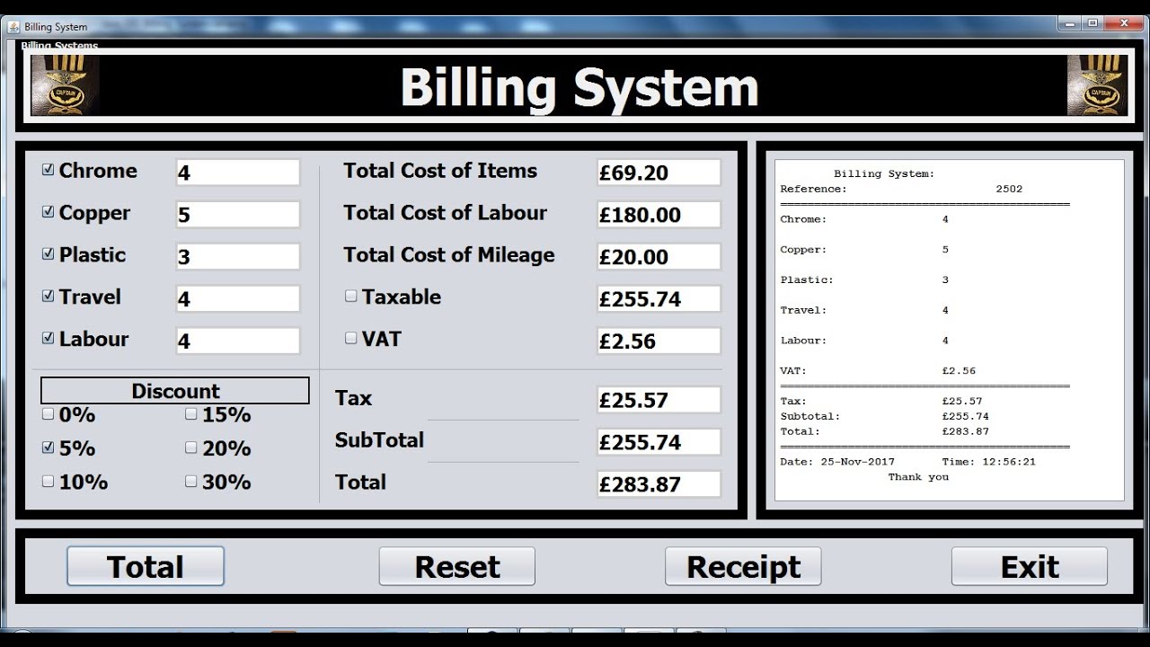 How to Create an Object Oriented Advanced Billing System Project in Java NetBeans Full Tutorial
