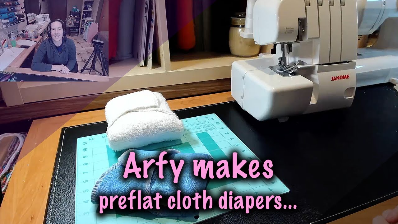 Arfy makes preflat cloth diapers…