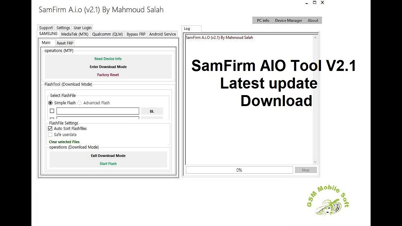 SamFirm AIO Tool V2.1 latest update