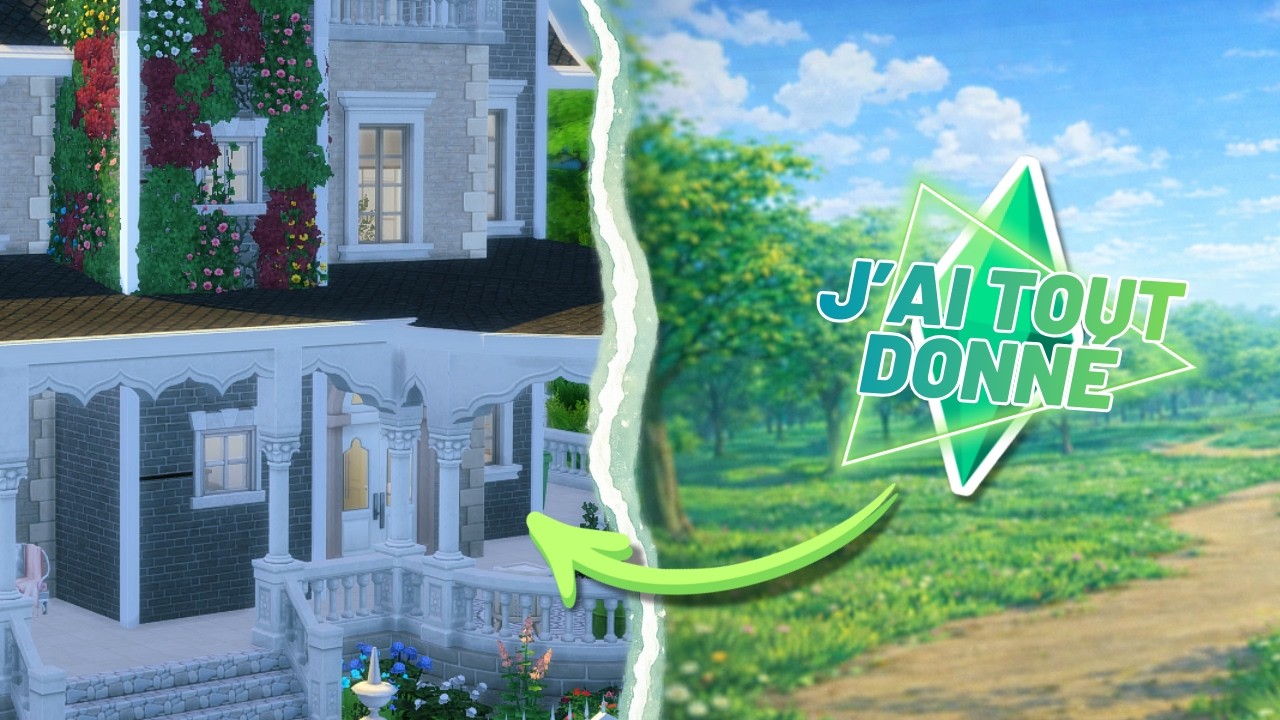 Personne ne m’a dit que ce challenge serait SI DUR 😳 | ⁨@AlliSimsisters⁩ | Speed Build | Sims 4
