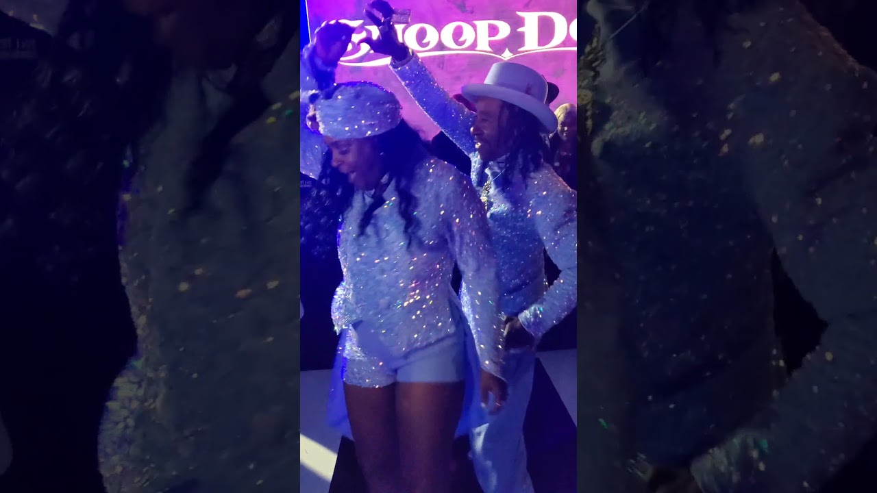 GUCCI FILMS 🎥 SCORPIO STEPPIN AT SNOOPDOGG'S C-DAY CELEBRATION, & SNOOPDOGG STEPS AS WELL, UDIGG 👣💙💙