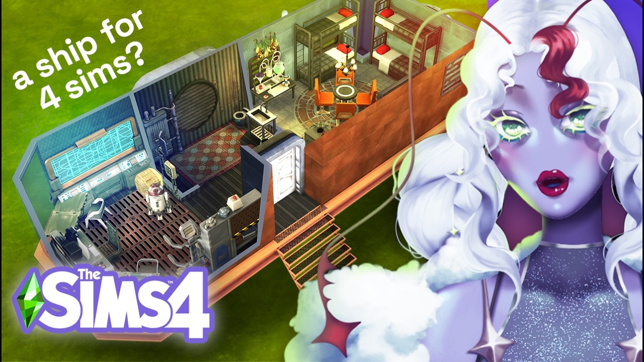 Can I build a tiny home in a galaxy far far away? | Sims 4 Challenge