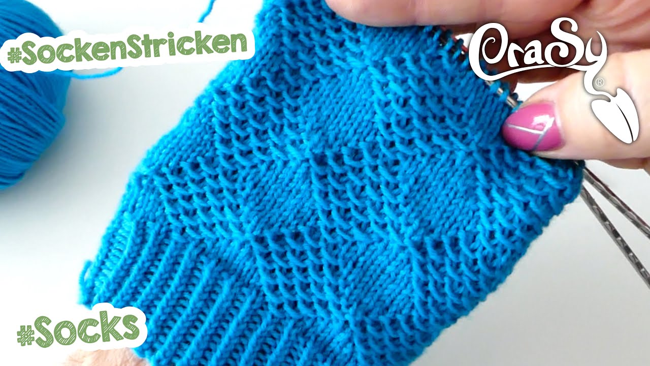Strickmuster/ Sockenmuster Rautenkarl