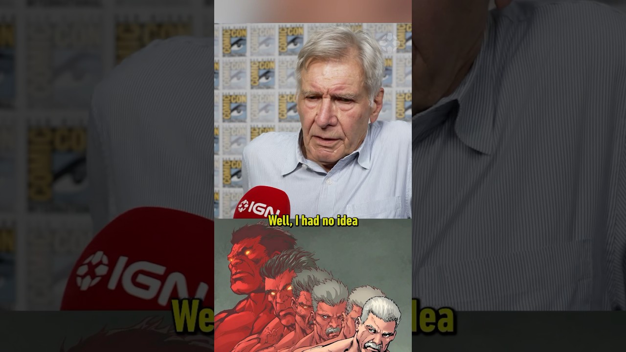 Harrison Ford didn’t know he was going to be RED Hulk 