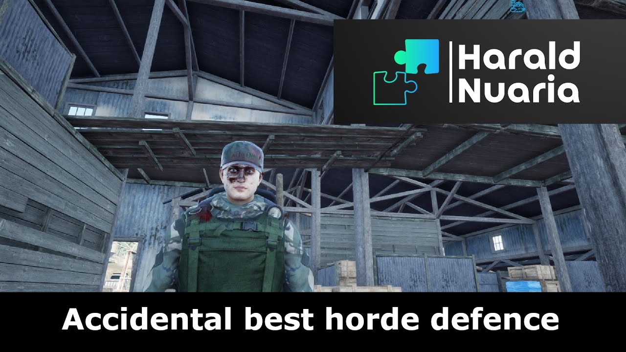 Found best horde defence by mistake in No One Survived