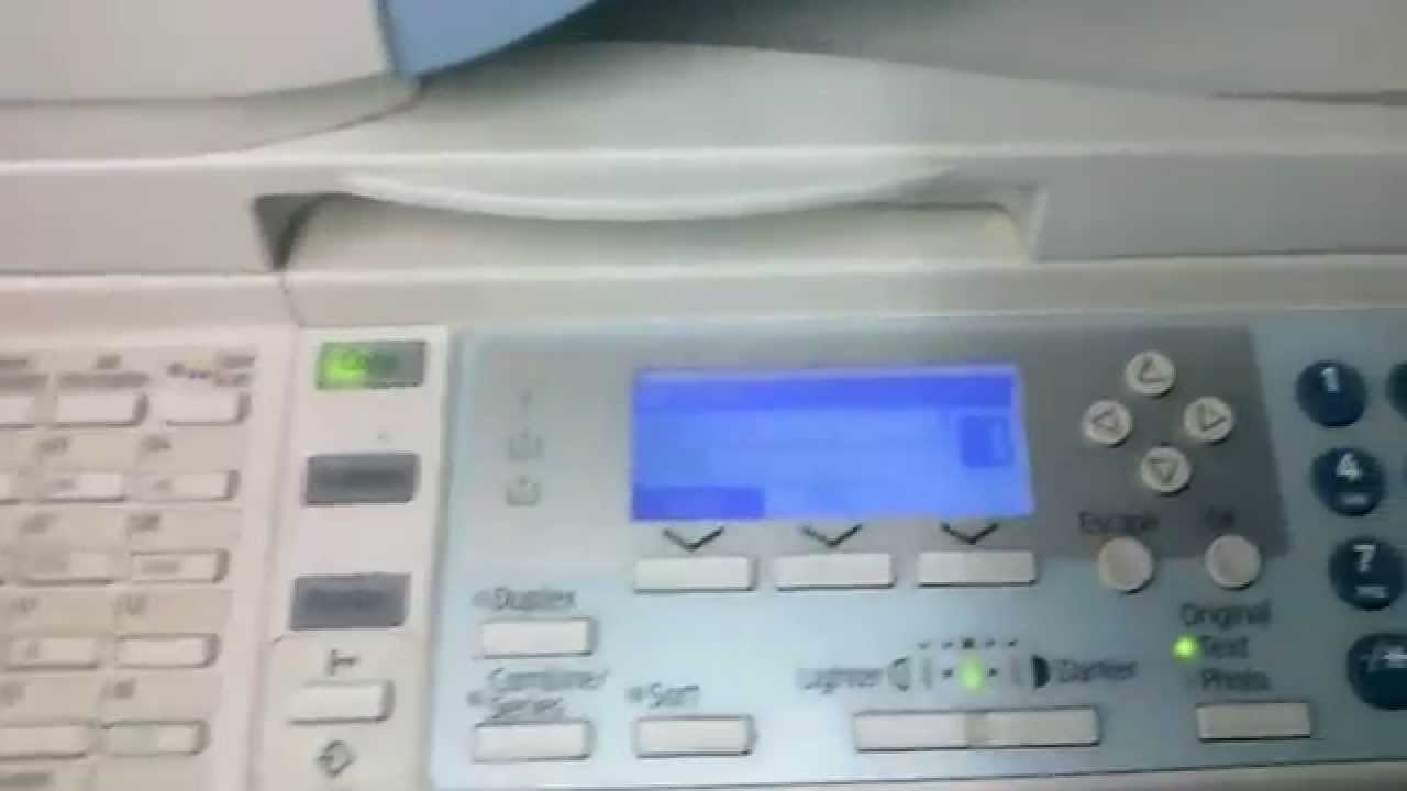 Rocoh Aficion MP impresión en red y fallas