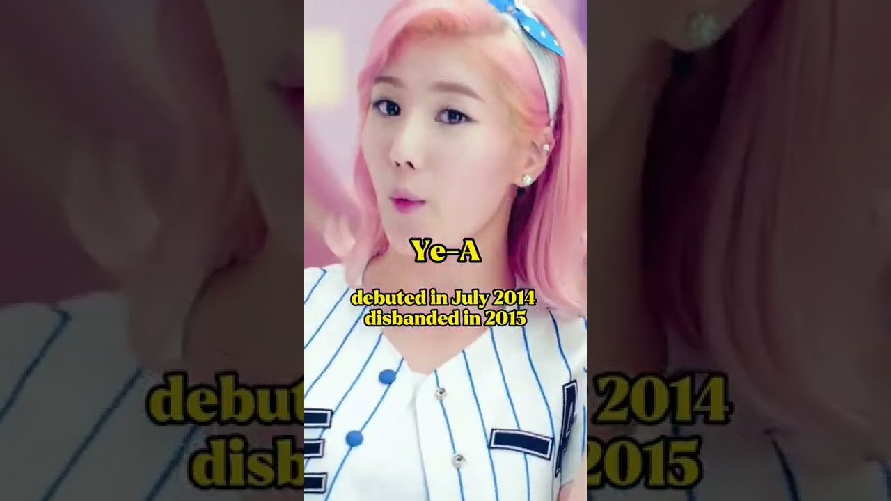 Kpop groups that disbanded right after debut #kpop #shorts