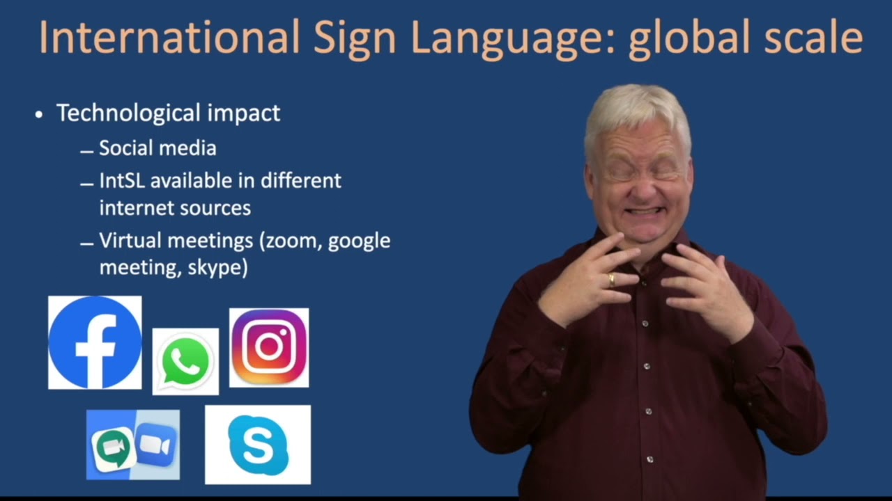 International Sign Language: Small and global scale multilingualism