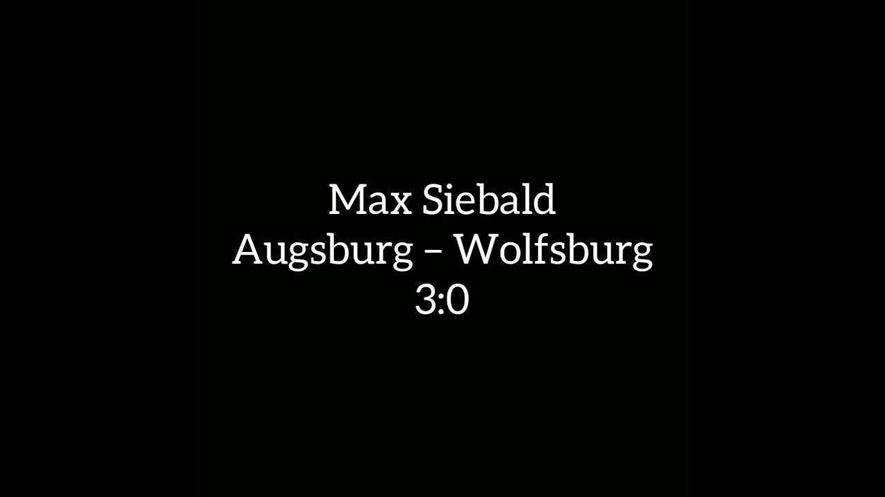 Max Siebald kommentiert Augsburg – Wolfsburg | Endstand: 3-0