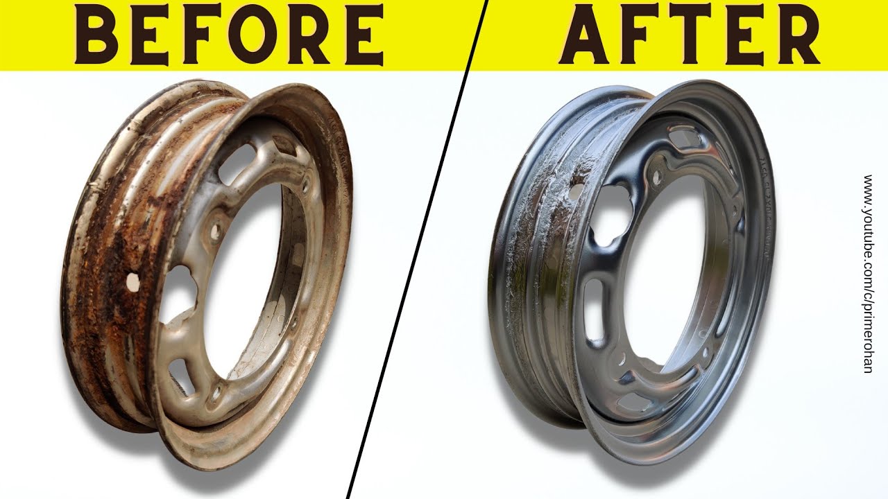 How to replace wheel rim in scooter