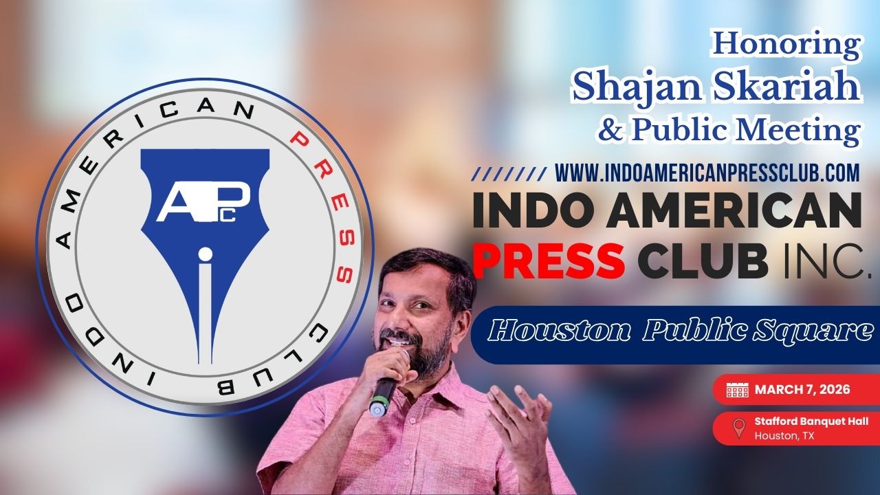Honoring Shajan Skariah | Indo American Press Club Inc.