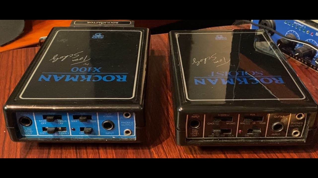 Rockman X100 and Rockman Soloist headphone amp comparison.