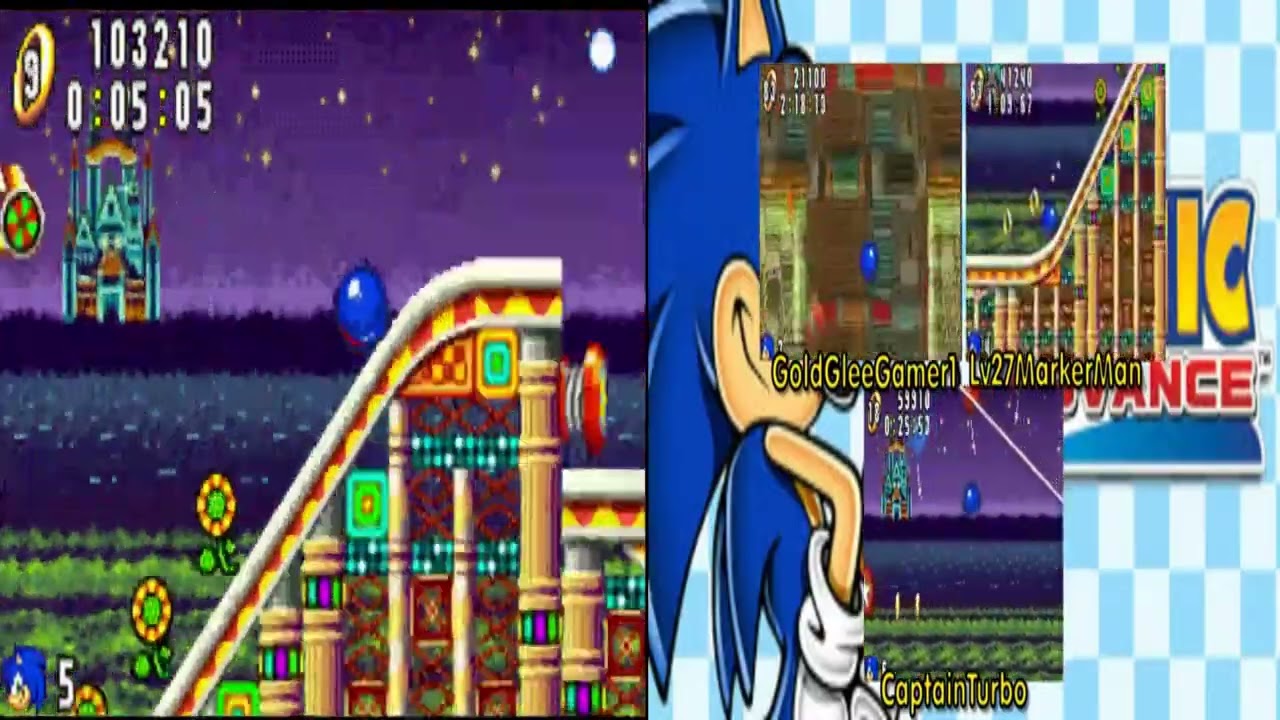 Sonic Advance 1: Racing Along with the Super LP Heroes - Sonic Only (Part 1)