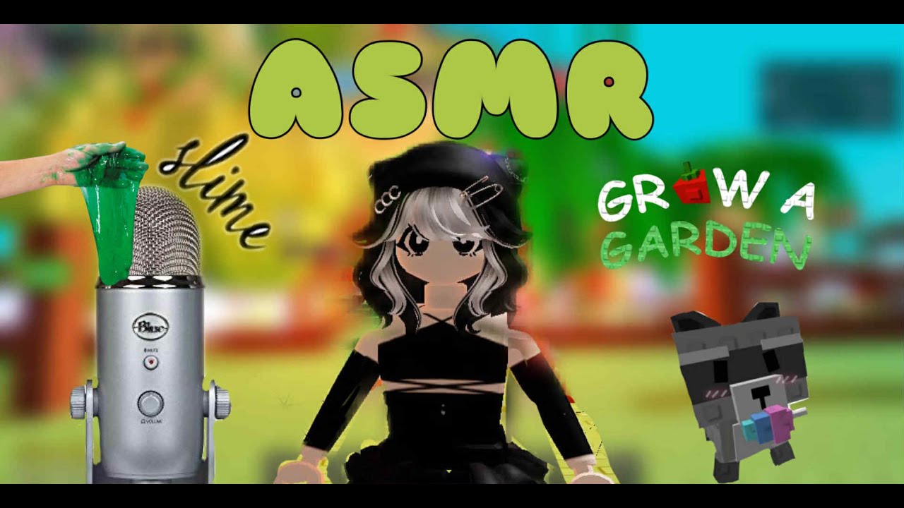 ASMR ✨ Jugando GROW A GARDEN 🌱● slime | ROBLOX
