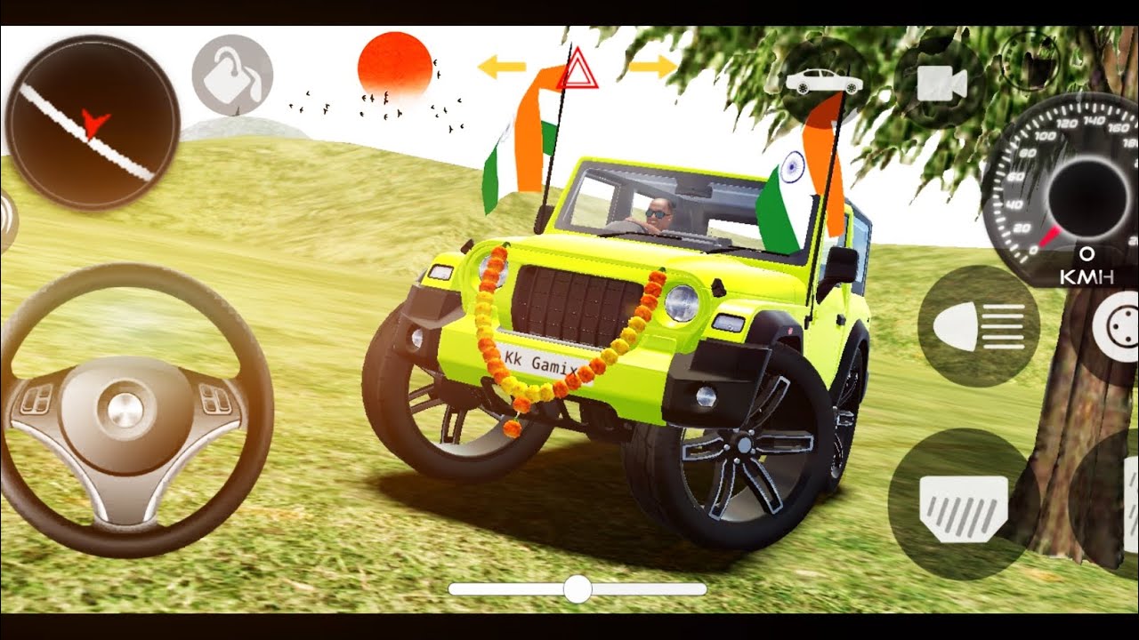 Modified Mahindra Thar Game👿👿 Indian Brown Thar Game ll Gameplay Video ll Kk Gamix