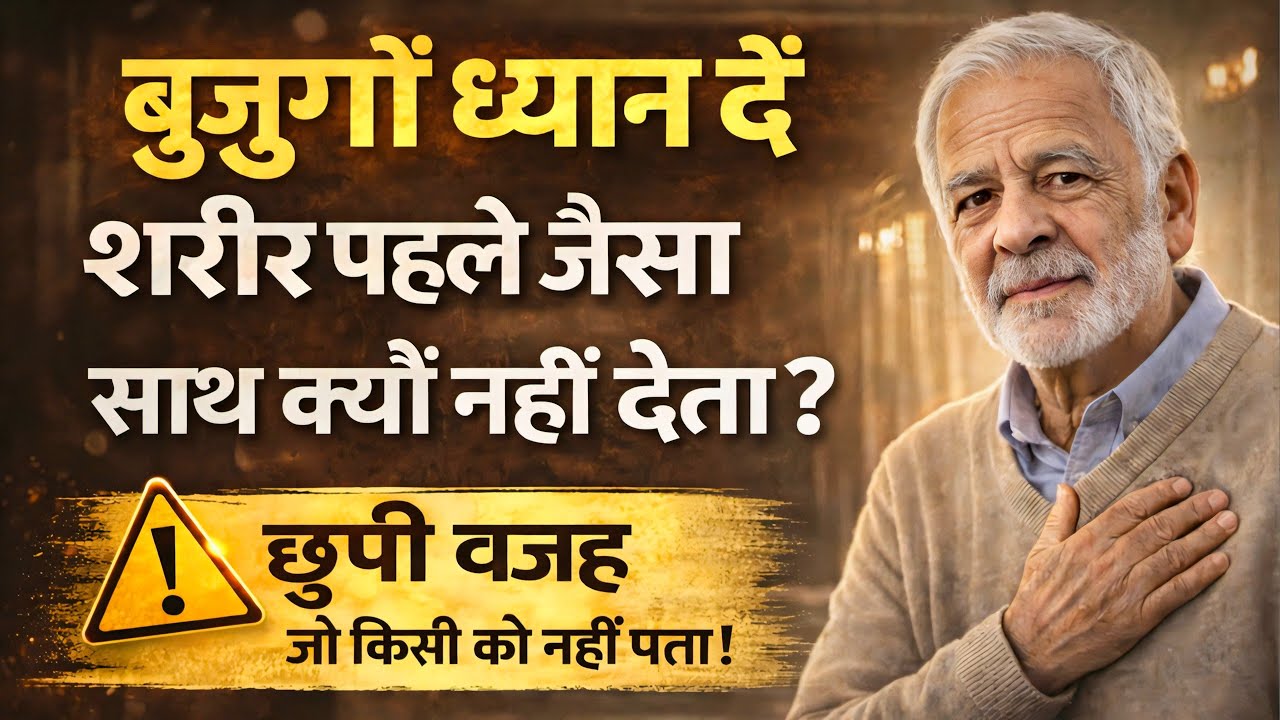 60 साल के बाद शरीर कमजोर क्यों होने लगता है? | बुजुर्गों के लिए जरूरी चेतावनी | Doctor की सलाह |