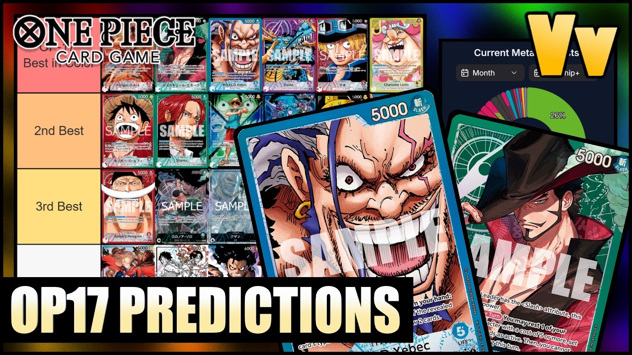 One Piece TCG: Прогноз раннего тир-листа OP17 &mdash; рейтинг лучших колод по цветам