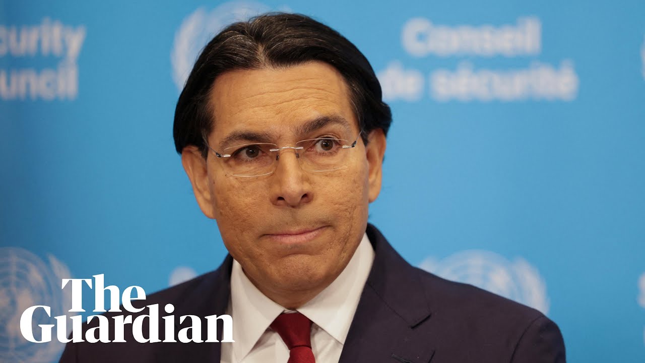 Israeli Ambassador to the United Nations briefs reporters - watch live